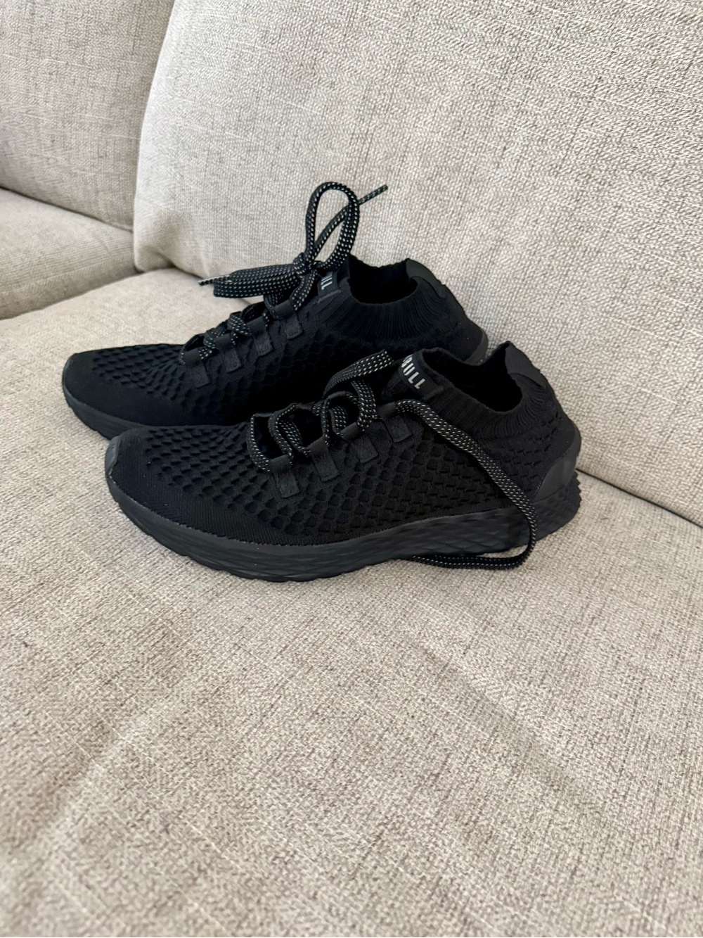 NOBULL Men's Black Knit Training Sneakers